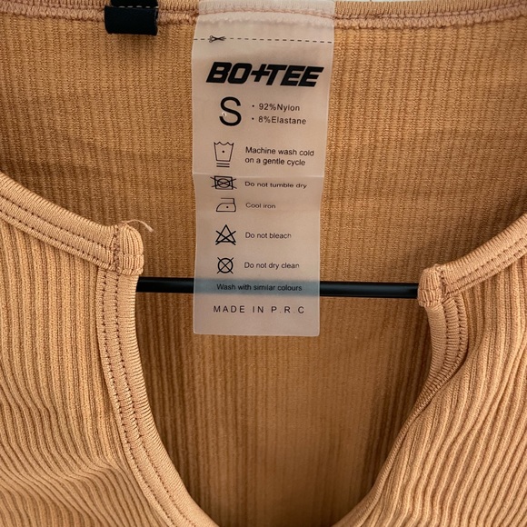 Bo+Tee Ribbed Bra Top - Picture 5 of 5
